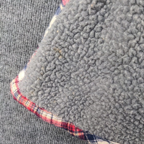 Oakwood Mountain Men's Shacket Jacket Multi Large Long Sleeve Sherpa Lined - Picture 9 of 14